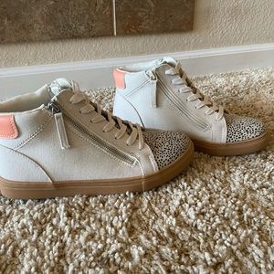 Colorblock Cheetah High Tops